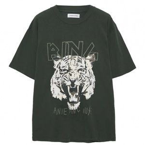 Anine Bing Tiger T-Shirt, Small (100% Cotton)